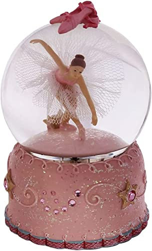 Singeek Schwanensee-Spieluhr, Ballerina, Farbwechsel-Lichter, handbemalt, tanzende Ballerina, Schneekugel, Ballett-Aufführung, Geschenke für Mädchen, Tochter, Enkelin
