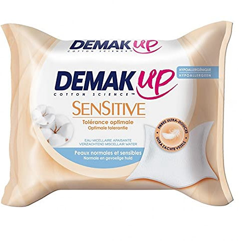 Demak Up Sensitive Tolérance Optimale Peaux Normales et Sensibles x23 Lingettes (lot de 4)