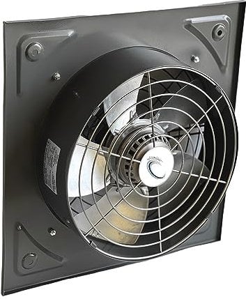 Uzman-Versand 300mm Wandventilator (KDR-300) Bauventilator Fensterventilator Wandlüfter Lüfter Ventilator Axialventilator Abluftventilator Wand Fenster Axial Einbauventilator Einbaulüfter 230V