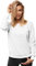 OZONEE Damen Sweatshirt Pullover Langarm Farbvarianten Oversized Langarmshirt Pulli ohne Kapuze Baumwolle Baumwollmischung Classic Basic Rundhals-Ausschnitt Sport JS/W01 WEIẞ L