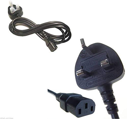 Refresh Cartridges 1.8 Metre IEC Mains Power Cable Monitor PC Kettle Lead 3 Pin Plug Black
