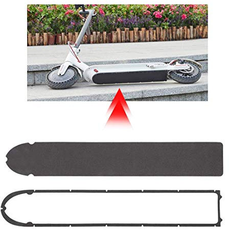 Tinke Scooter Bodenschutz Matte Bodenplatte mit Selbstklebend wasserdicht Ringdichtung 50cm x 9cm für xiaomi mijia m365 elektroscooter - Schwarz