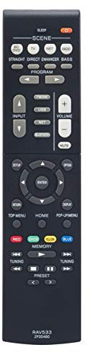 ALLIMITY RAV533 ZP35490 Fernbedienung Ersetzen für Yamaha DVD AV Receiver RX-V479 RX-V479BL RX-V579 RX-V579BL RAV533-ZP35490 RXV479 RXV479BL RXV579 RXV579BL