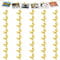 Molain 40Pcs Gold Binder Clips, 0.87 Inch(22mm) Metal Hinge Clips for Food Packages, Mini Picture Clips, Small Paper Clamps, Binder Clips, Photo File Paper Document Clip for Home and Office Supplies