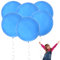 6 Stück Riesenluftballons Blau,36 Zoll Grosse Luftballon,Latex Riesiger Luftballone,Jumbo Dicke Ballone,Großer Runder Ballon,XXL Luftballon,Latex Riesenballon,für Hochzeit Geburtstag Taufe Karnevals