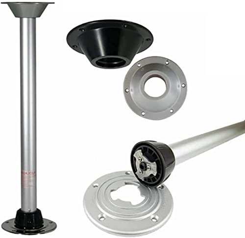 TANFEI Pied de table pour camping-car ou bateau, pieds de table de camping-car, pied de support de yacht, système de pieds de table détachables/pied de table de camping de voyage (750 mm)