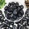 YISZM Schwarze Kieselsteine für Pflanzen, 2,5 - 5,1 cm, hochglanzpoliert, natürliche Flussfelsen für Landschaftsbau, dekorative Steine, Vasenfüller, Aquarien, Garten, Outdoor und Indoor DIY