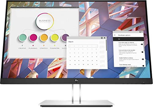 HP E-Series E24 G4 60,5 cm (23.8) 1920 x 1080 Pixeles Full HD LCD Negro, Plata