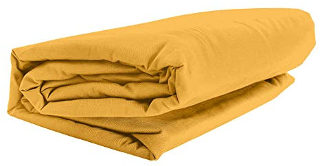 GMD Living Mr. Sandman Spannbettlaken ELASTAN Classic, Farbe:218-mais, Größe:90-100 x 200-220 cm