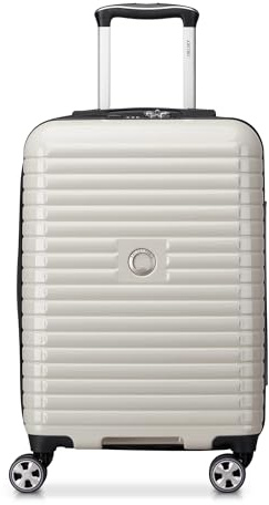 DELSEY PARIS Cruise 3.0 Hardside Expandable Luggage with Spinner Wheels, Glossy Ivory, 2-Piece Set (21/28), Cruise 3.0 Hardside Expandable Luggage with Spinner Wheels