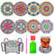 Geschenk für Mädchen 8 9 10 11 12 Jahre, Diamond Painting Mandalas für Erwachsene Malen Nach Zahlen Basteln Mädchen 8-12 Jahre DIY Bastelset Kinder Geschenkideen Geburtstag Geschenke Teenager Frauen