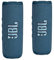 JBL FLIP 6 Waterproof Portable Bluetooth Speaker Bundle - Blue (Pack of 2)