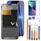 LADYSON Écran pour 6,1 iPhone 13 PRO Écran LCD pour iPhone 13 PRO A2638 A2483 A2636 A2639 A2640 LCD Écran 3D Touch Screen Digitizer Assembly avec outil (noir, version TFT Highlight)