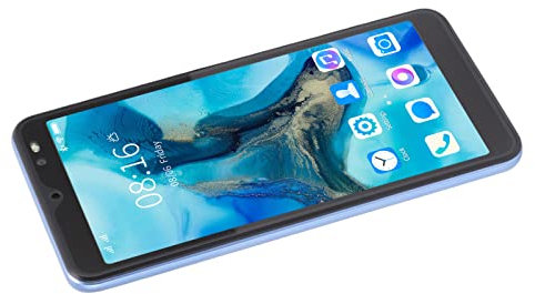 M12 Uitra Smartphone mit 5,45 Zoll HD Full Sn RAM 2 GB ROM 32 GB Dual-Card-Handy mit Gesichtserkennung Grau, Peripherie-Smartphone (Blue)