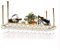 Weinregale Organizer Rack Weinregal Bar Theke Weinglas Umgedrehtes Rack Restaurant Bar Kreatives Hängendes Deckenregal Für Bars Restaurants Küchen (Größe: 120 * 35 cm)