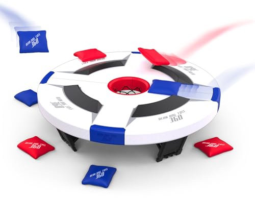 EastPoint Sports Sitzsack Knockout - 360 Grad Allwetter Cornhole Set - Inklusive 16 Sitzsäcke