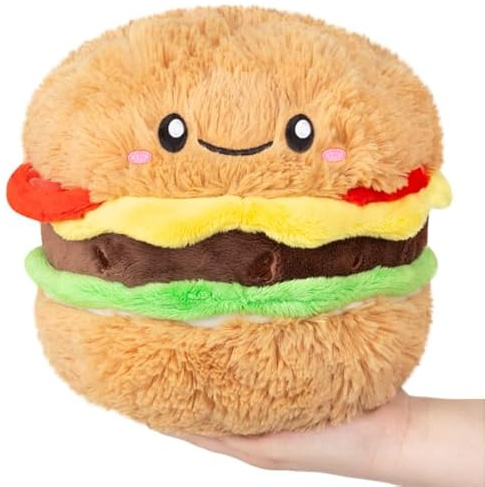 Squishable - Mini Cheeseburger - Comfort Food Collection - 22 cm - Weiches Kuscheltier Sammlerstück