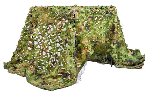 Tarnnetz 0.5x4m 1x4m 1.5x4m 2x5m 2.5x5m 3x6m 3.5x6m 4x7m 4.5x7m 5x8m Tarnnetz Sichtschutz für Deko Jagd Sichtschutz Outdoor Camping Garten, Grünes (Größe : 1 x 4 m)