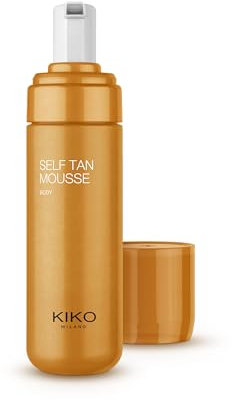 KIKO Milano Self Tan Mousse Body, Feuchtigkeitsspendende Selbstbräuner-Mousse Für Den Körper Mit Hyaluronsäure