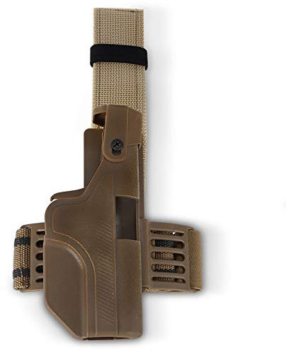 ANSNOW Auto Loading Holster Level 3 Drop Lock Bein Oberschenkelenholster Für 17 19 23/Sand