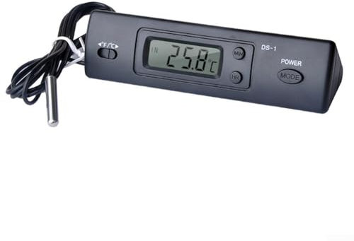 Termometro da auto con display LCD con sonda esterna per monitoraggio della temperatura interna ed esterna