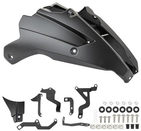 IBNA Motorrad Unterbodenschutz Unterbodenschutz Unterfahrschutz Spoiler Abdeckung Für Z900 2017 2018 2019(Schwarz)