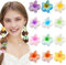KASURE 12 Frangipani Pinzas Pelo Mujer, Estilo Hawaiano Pinza Pelo, Antideslizante De 4 Cm Pinzas Pelo Niña, Apto Para Todo Tipo De Cabellos Y Peinados