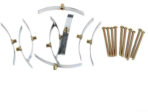 Niceminiwall 10 viti di riparazione per scatole da parete, gancio a vite per interruttori, aste di supporto per cassette, scatola inferiore, strumenti di riparazione per scatola scura di tipo 86