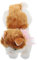 OFFIGAM Katze Plüschtier Tierpuppe Cartoon-plüschtier Kuscheliges Stofftier Orange
