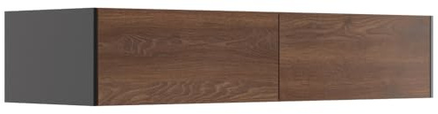 Magnolia Home Hängekonsole Urban Slimline 2 Schubladen Push-to-Open Farbe Redwood