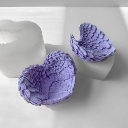 Sculpt Beautiful Candles with the Angel Love Wings Flexible Silicone (Pequeño)