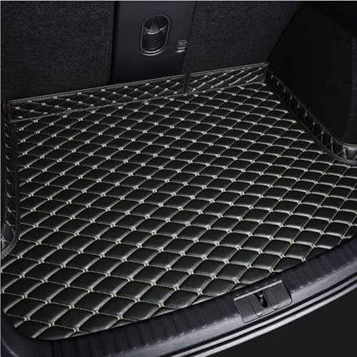 ZWBC Kofferraummatte für Jeep Avenger 2023-2024, Auto Kofferraum Schutzmatte Gummi Kratzfest Wasserdicht Cargo Schutzmatte Auto Zubehör,Black-White