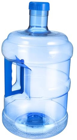 Totority Contenedor de Agua Portátil Pet Cubo de Almacenamiento con Asa Botella Mineral Reutilizable para Camping y Senderismo
