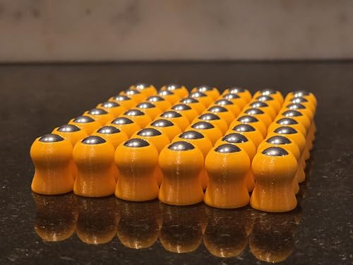 48x Millzev TPU Diabolo Slugs Geschosse .50 Cal (.495) AEA Megalodon Challenger Luftgewehr Munition