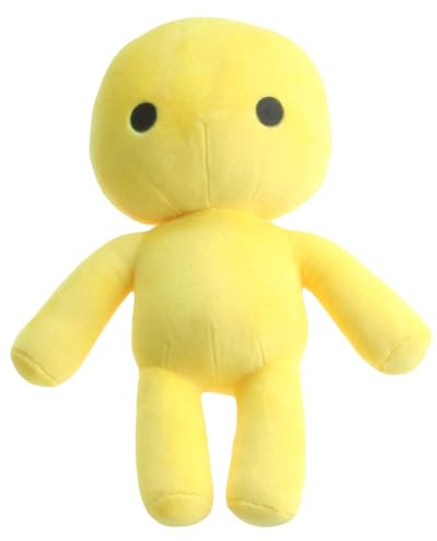 CHANGYUE Wackeliges Leben Plüschtier, gefüllte Figur, Wurfkissen, Spielfigur, gelber, Geschenk for Spielefans, Heimdekoration, Plüschtier (gelber Mann) (Stil B)