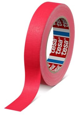 tesa 4671 Klebeband Neon Tape UV-Tape (1 Rolle, neon pink, 25 Meter | 19mm)