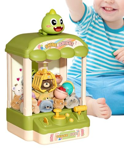 Bawiaueu Greifautomat Für Kinder | Greifspielzeug Mit Süßigkeiten | Kapsel Spielautomat Mit Greifarm - Für Geburtstage Familienfeiern Kindergarten Schule Zuhause Spielzimmer
