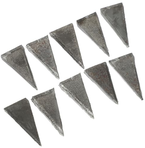MOBUTOFU Cunei in Acciaio per Manico, 20 Pezzi in Carbonio | Cuneo Metallico Rinforzato, Outdoor Tool per Fissaggio, Hammer Wedges, Axe Head Wedge, Step Wedges Axe