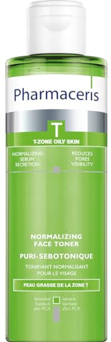 Pharmaceris T Puri-sebotonique, Normalisierendes Gesichtswasser, Tonikum für Problematische Haut, Reinigungswasser zur Reduzierung der Talgproduktion - 200 ml