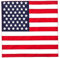 USA Stars & Stripes Flag 100% Cotton Bandana