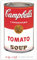 Artopweb Campbell S Soup Decorative Panel, MDF (Mitteldichte Holzfaserplatte), Papier, Bunt