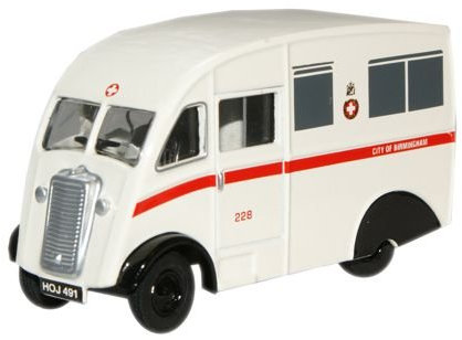 Oxford Diecast 76CM007 City Of Birmingham Ambulance Commer Q25