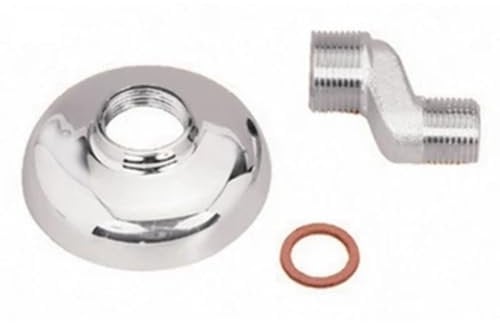 Without Brand / Generic Eccentrico Ottone Cromato con Spostamento 1/2 x 3/4 25mm