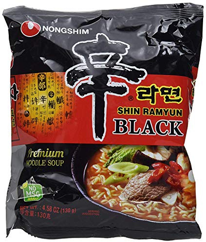 Nongshim Shin Ramyun Black, 4 x 130 g
