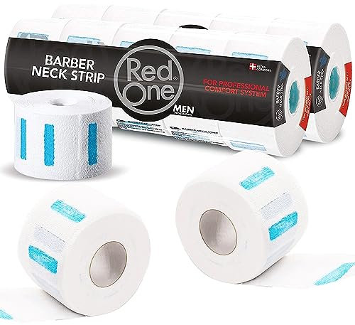 Bandes de cou de Papier de Barbier Jetables Papier de Cou Jetable, Outil D'accessoire de Coiffure de Protecteur de Bande de Papier Extensible Professionnel (Venu par 5 rouleaux)