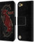 Head Case Designs Offizielle Zugelassen Slipknot Ziege Rot Kunst Leder Brieftaschen Handyhülle Hülle Huelle kompatibel mit Apple iPod Touch 5G 5th Gen