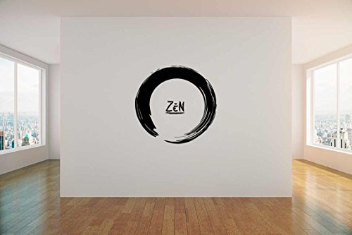 Vinyle décoratif mural 3d Zen | plusieurs tailles | adhésif résistant et d'application facile | Multicolore | Sticker Adhésif décoratif de conception elegante| 120x120cm