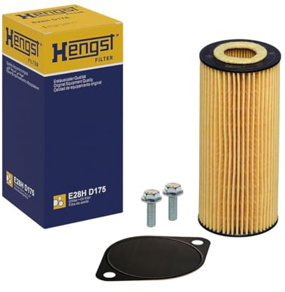 HENGST - Ölfilter E28H D175 - Getriebe-Filtereinsatz für KFZ | Getriebeölfilter für effiziente Ölfiltration mit hoher Schmutzaufnahmefähigkeit
