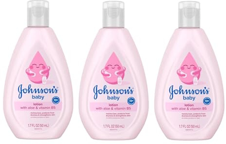 Johnson & Johnson Johnson's Baby Lotion - Lozione da viaggio, 50 ml, confezione da 3