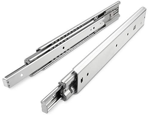 Junker 1 Paar Vollauszüge KV1-80-H53-L500-SC 500 mm Belastbar bis 80 Kg Schubladenschiene mit Soft-Closing